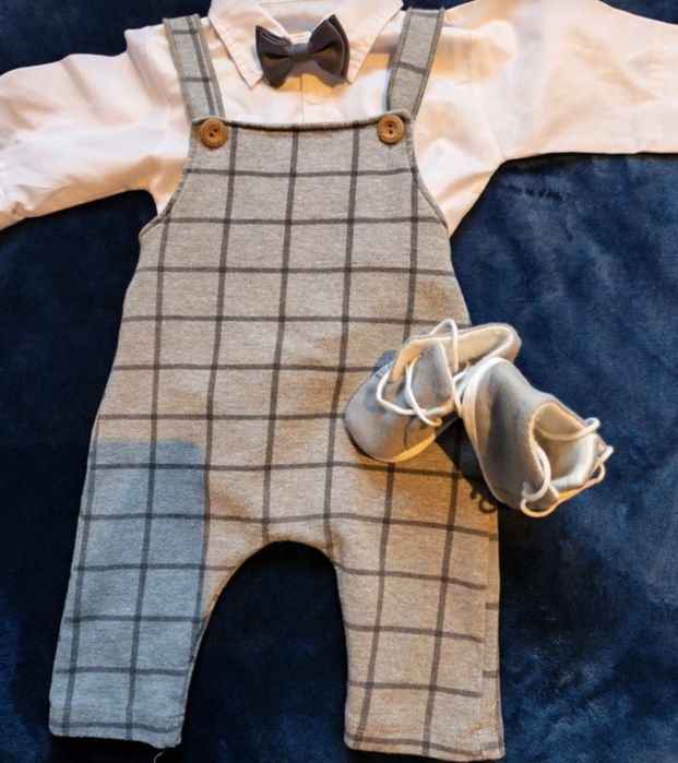 Ubranie do chrztu lub uroczystości rodzinne dla chłopca rozm.62