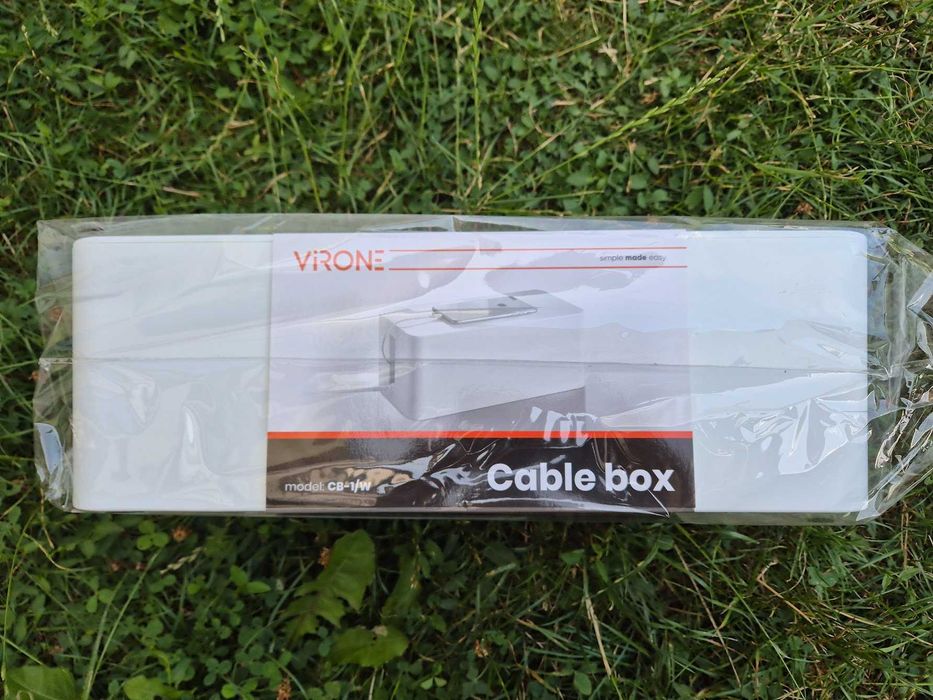 Organizer do kabli CABLE BOX L CB-1/W - (2 szt.)