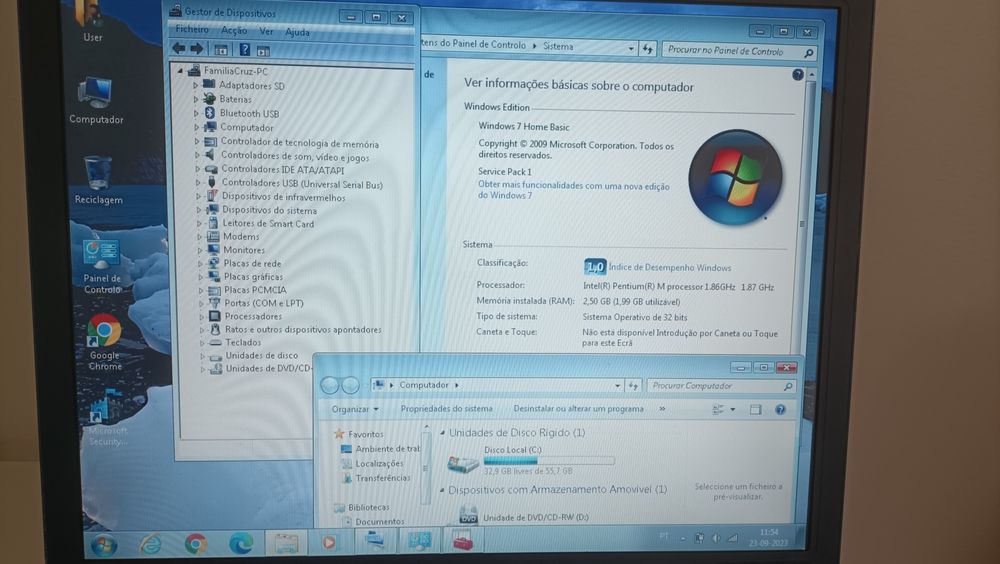 HP Compaq (model: nc6220)