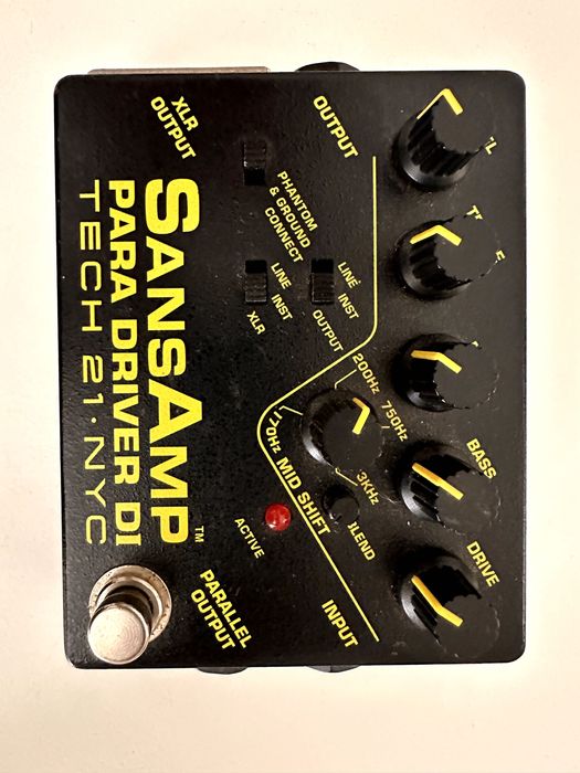 Tech 21 SansAmp Para Driver DI – Made in USA – Bom Estado