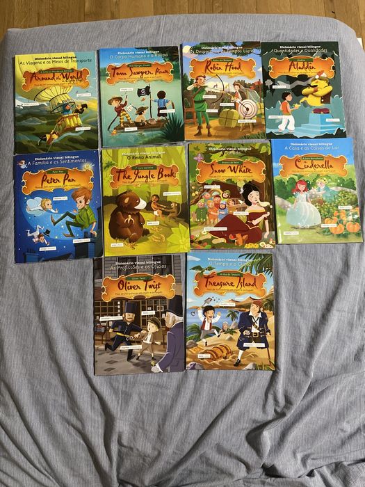 Livros coleção: Dicionário Visual e Bilíngue