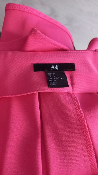 Spódnica H&M, malinowa