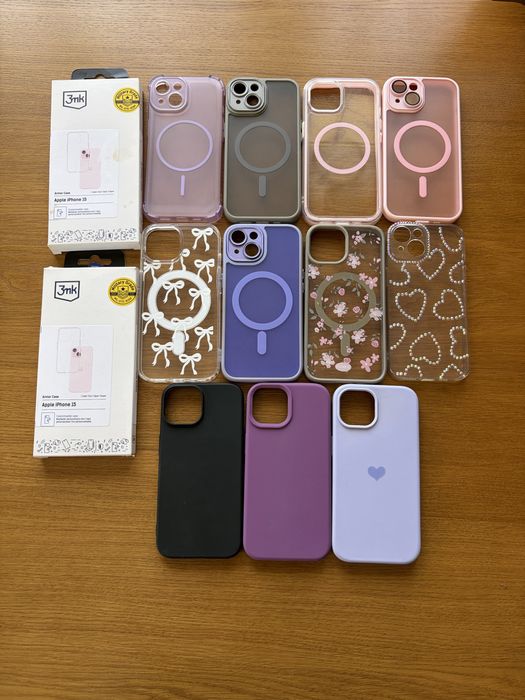 Apple iPhone 15 128 GB | Bardzo zadbany + 13 etui w zestawie
