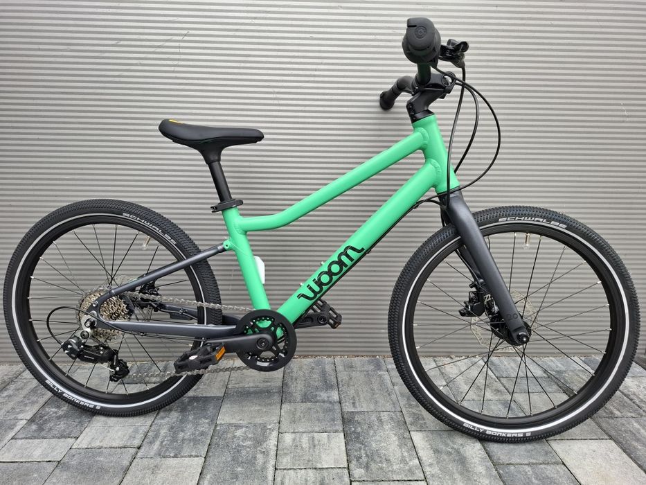 Rower dziecięcy Woom 4 20" Shimano Schwalbe nowy fabrycznie hydraulika tarcze