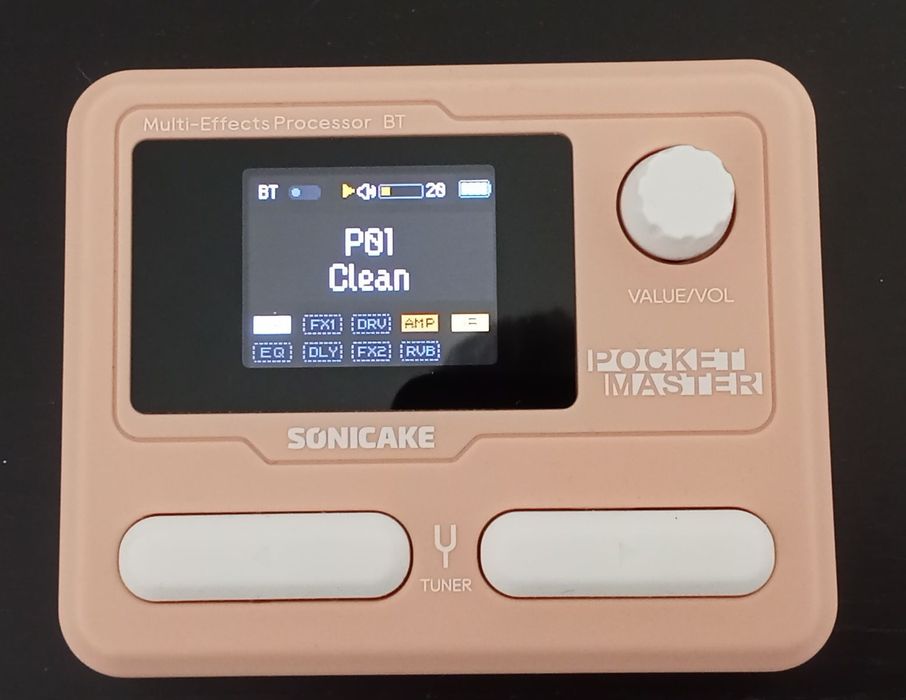 SONICAKE multi efeitos de guitarra, cor de rosa