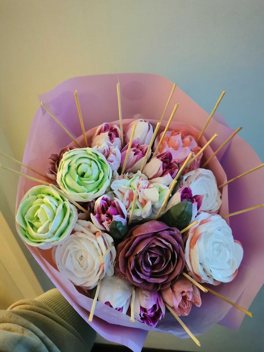 Зефірний букет  – солодкі квіти, WOW-подарунок для коханих