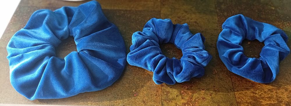 Gumki do włosów z weluru