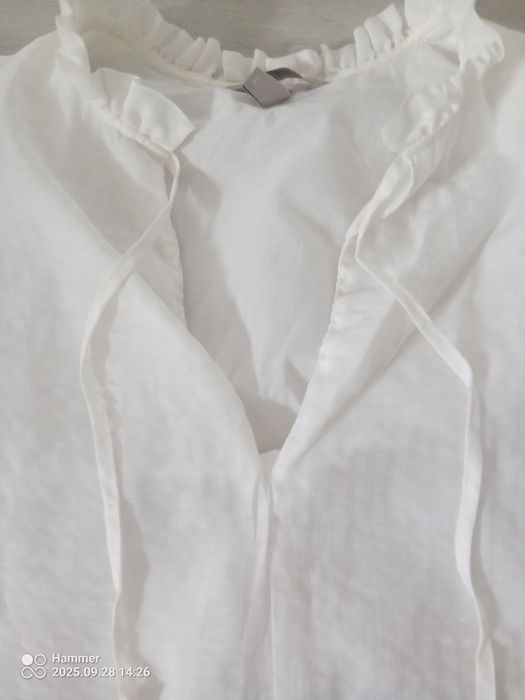 Biała sukienka hm 42