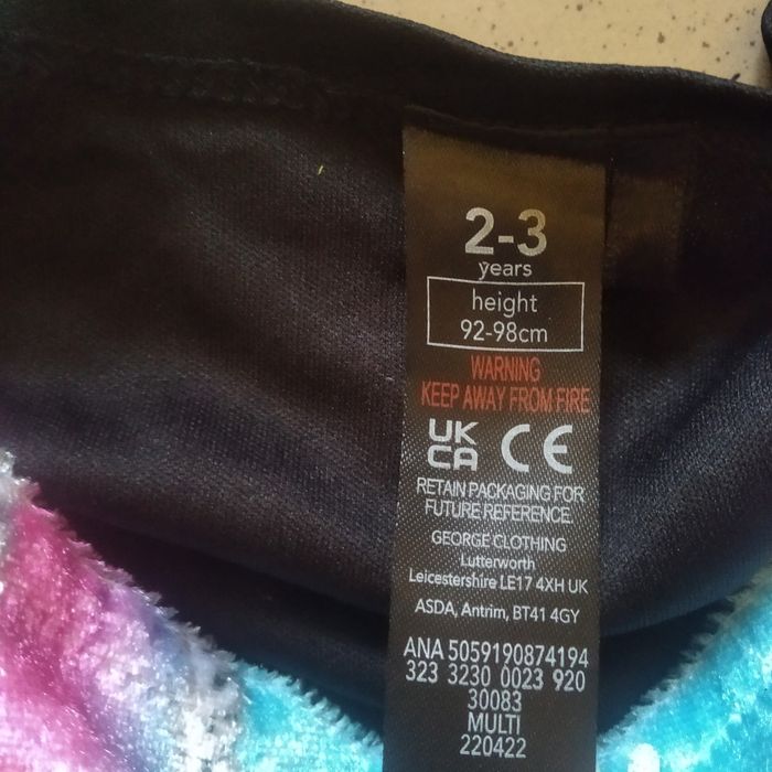 Strój karnawałowy dziewczęcy na 92-98 cm