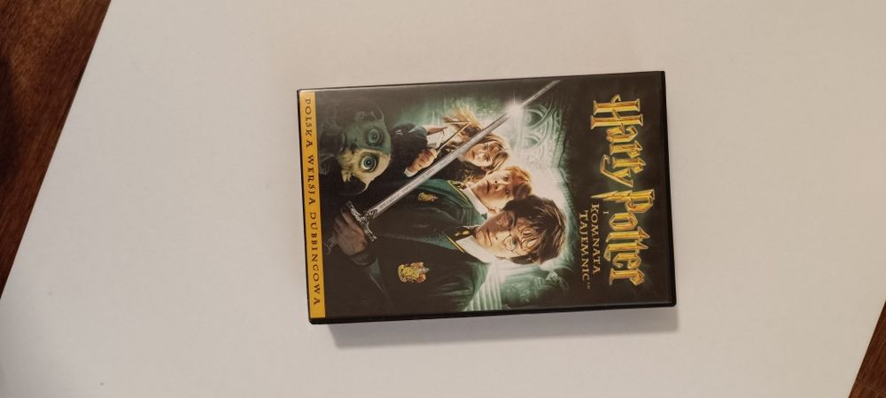 Kaseta VHS Harry Potter Komnata Tajemnic.