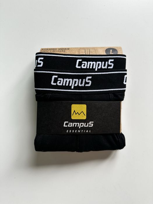 Bokserki Campus 2-pak L-czarne.