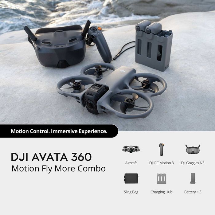 DJI Avata 360 | Motion Fly More Combo | DJI Googles N3 | SELADO | 3 ANOS DE GARANTIA