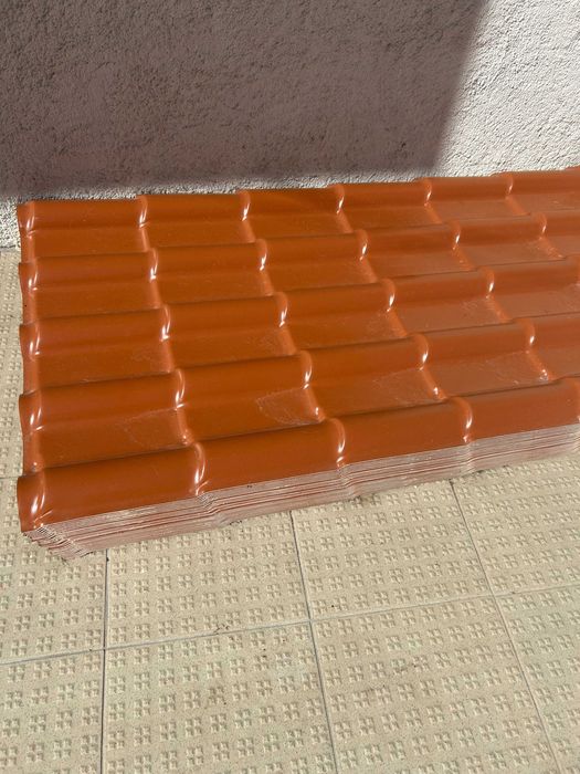 Telhas / Chapas de cobertura Cover Life PL. LATINA em tecnopolímero, cor Terra Natural