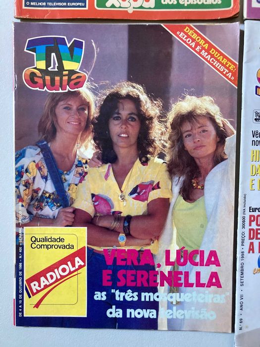 Revistas TV Guia Anos '80 e '90 (preço unitário)
