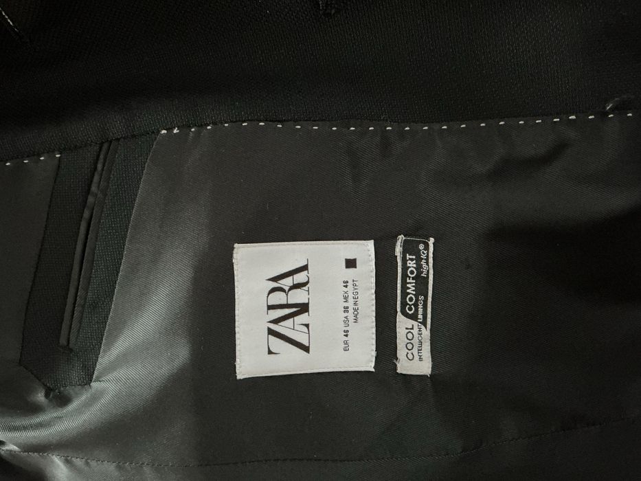 ZARA garnitur wełniany z teksturą r.48 (38) - stan idealny