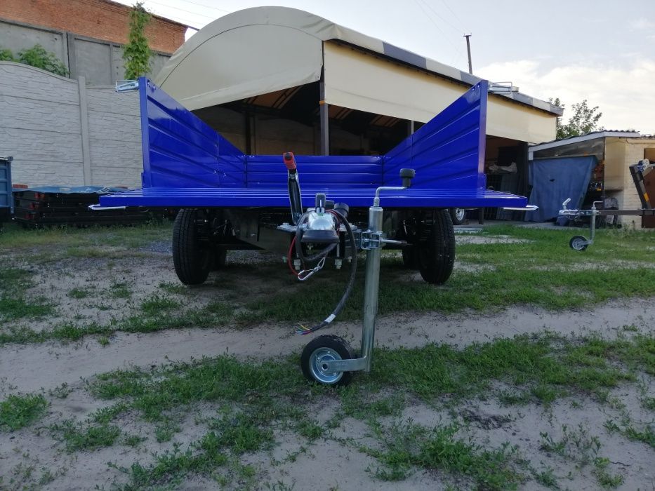 Двухосний причеп з гальмами і без в Запоріжжі для легкових авто. Прицеп с доставкою