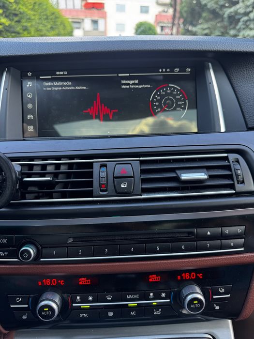 Rádio Android 14 com GPS BMW F10 F11 (Novo)