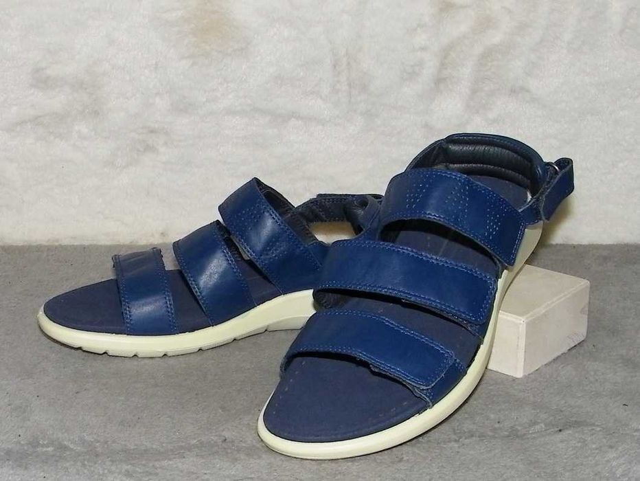 ECCO SOFT 5 - Sandały Skóra Lato - rozm. 39 - JAK NÓWKI !!!