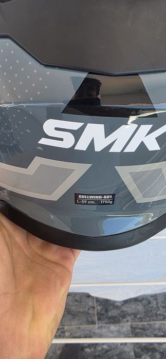 Capacete Modular SMK Gullwing S01 (Tam.

L - 59 cm)