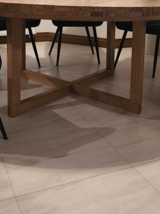 okrągły stół dębowy 8-10 osób