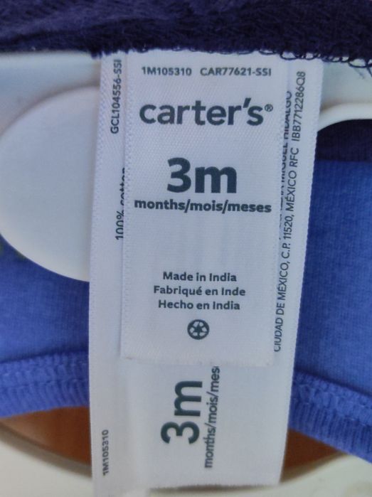 Комплект Carter's боді та штанішки на 3 місяці