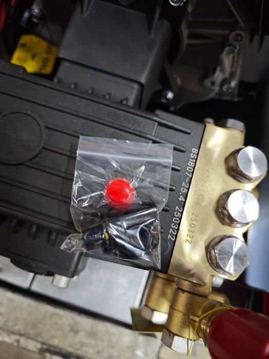 Myjka ciśnieniowa SPALINOWA + PRZYSTAWKA pobór wody, mosiądz, 280 BAR