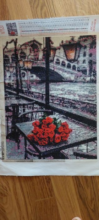 Алмазная картина готовая 40*30