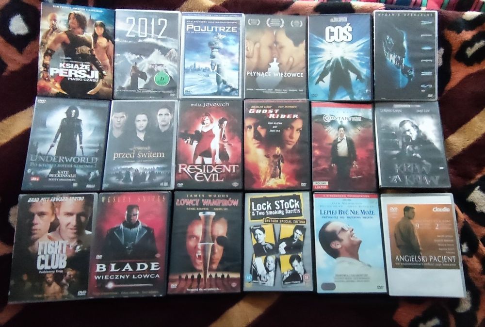 Filmy VCD, DVD, BLU RAY zestaw całość + Gratis
