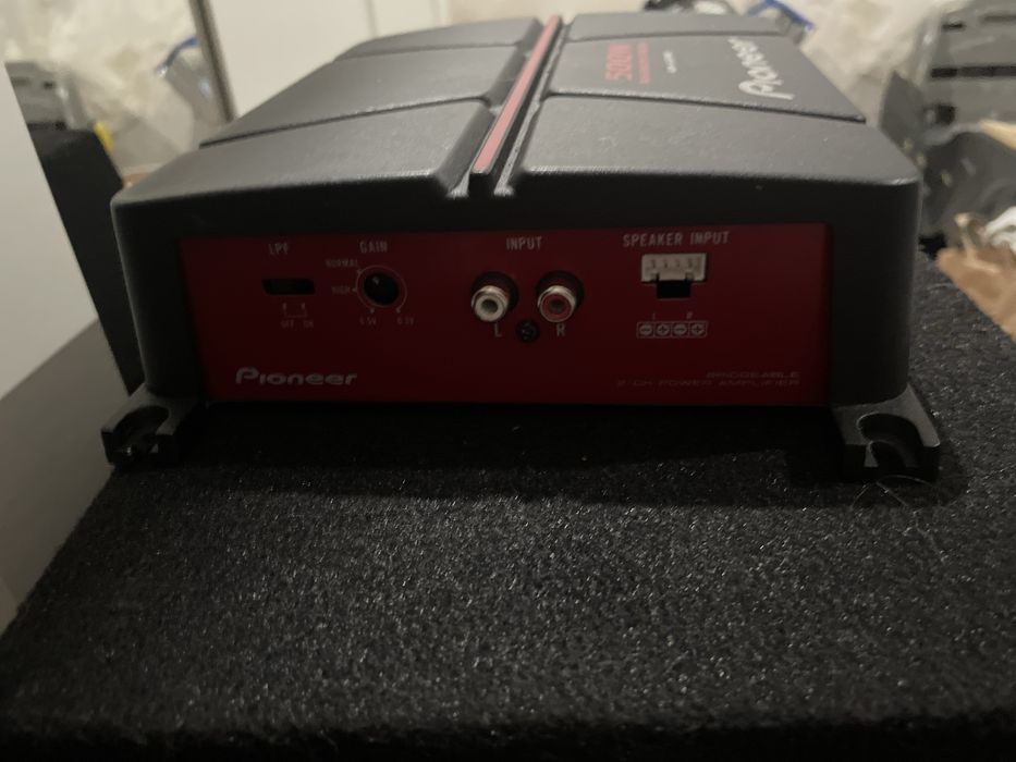 Pioneer Subwoofer com amplificador novos