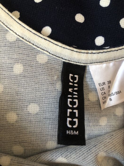 Sukienka w kropki retro H&M