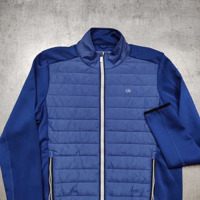 MĘSKA Bluza Thermal Rozpinana CK Golf Calvin Klein Ocieplona Luxury