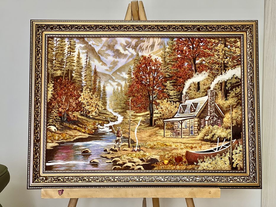 Икони из янтаря Картини з бурштину Портрети Ікони з бурштину Картини