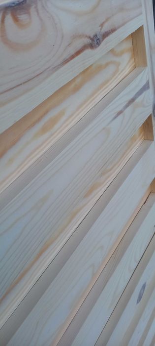 Płot drewniany/przęsła lamelowe