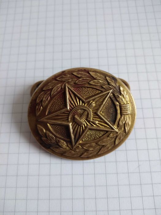 Пряжка пряга офицерская, парадная СССР латунь