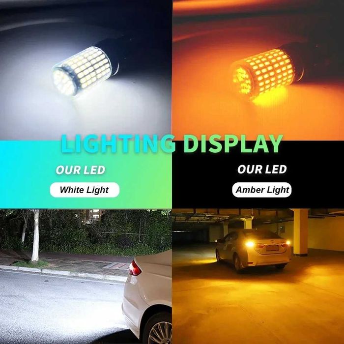 Лампочка led (светодиодная  ) BAU15S P21W 1156 заднего хода