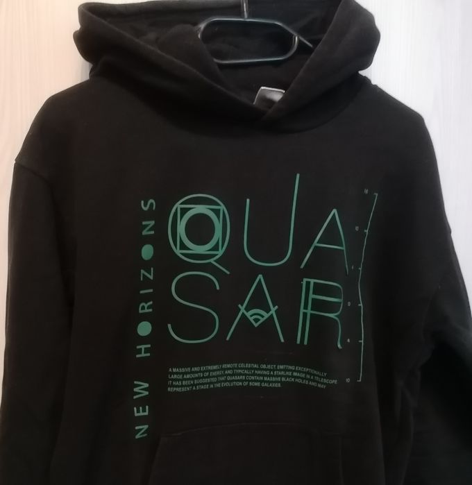 Czarna bluza z kapturem Cool Club by Smyk rozmiar 164