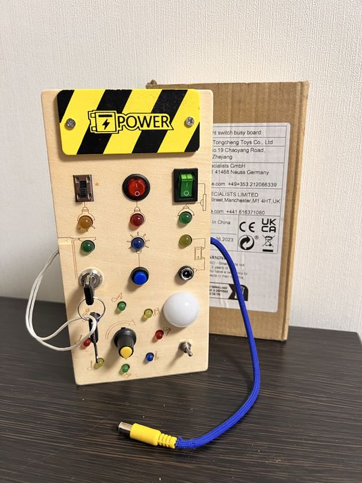 Доска Бізі бокс монтессорі busy box