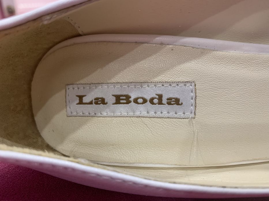 Buty ślubne LaBoda C-279/2 r.38 Białe - WYPRZEDAŻ
