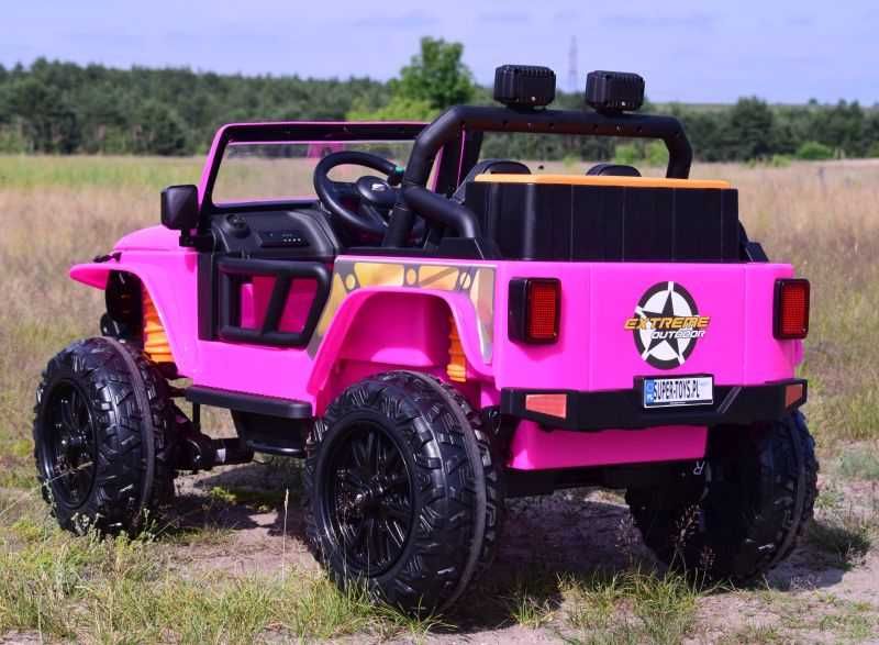 BAWIBUS.PL auto samochód na akumulator JEEP 4x4 do 100kg dziewczynki