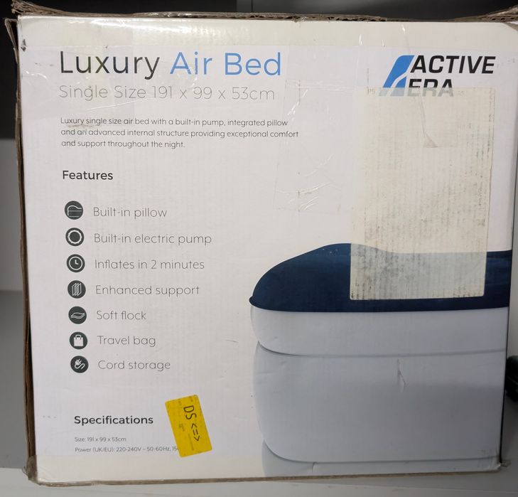 Colchão Insuflável Active Era Luxury com Bomba Eléctrica -191x99x53 cm