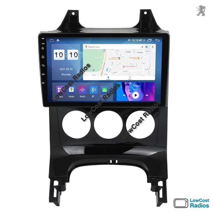 Auto Rádio PEUGEOT 3008/5008 | GPS ANDROID 10 BT USB APPS WIFI - 9'' | CARPLAY • ANDROID AUTO