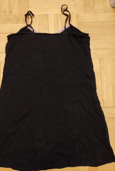 Czarna piżama koszula nocna Dzwoneczek Disney