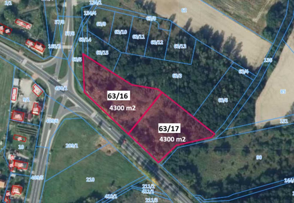 Działki usługowe, 2 x 4300 m² - Widok 5