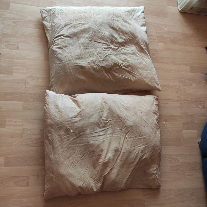 Poduszki z pierza puchowe 2 sztuki 70x80