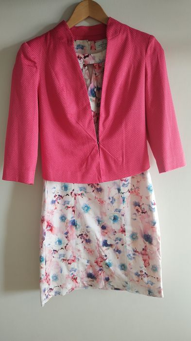 sukienka wizytowa z żakietem M