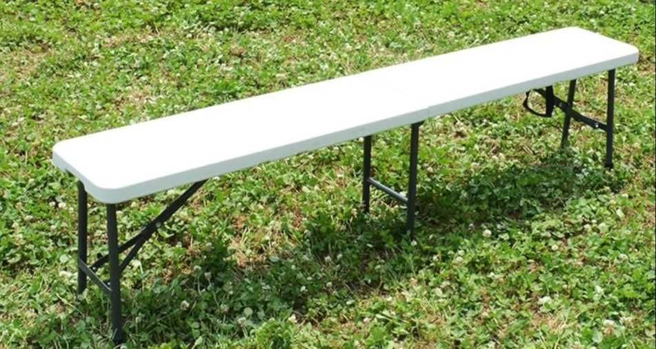 Скамья, лавка складная, усиленная для улицы длиной 180 см.