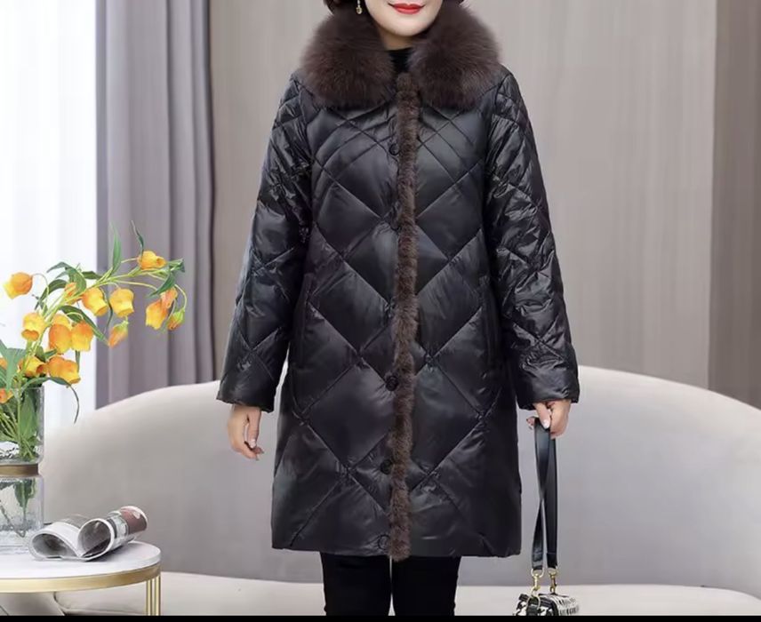 Пуховик подовжений