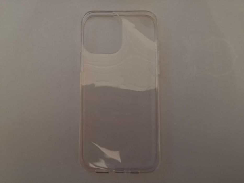 Capa para iPhone 13 Pro Max de Silicone Transparente *NOVA*