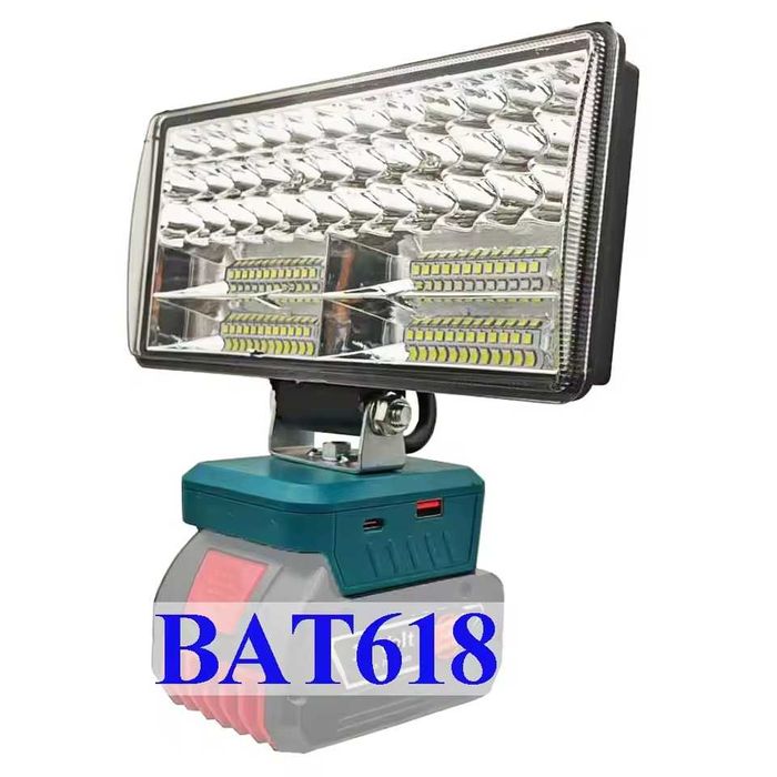 Lampa LED 11800 lm na akumulator Bosch 18V BAT618 USB USB-C 35W