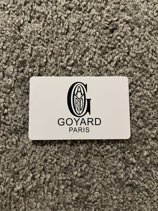 Goyard white cardholder